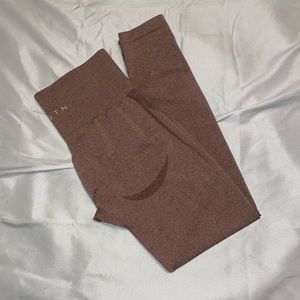 Cocoa contour seamless leggings - size large - NVGTN